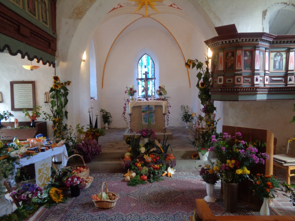 Erntedank in der Kirche in Altendambach Erntedank in der Kirche in Altendambach